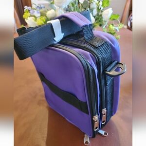 Purple Dual-Sided Foam & Mesh 42 bottle Essential Oil Storage Case